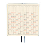 Hobonichi Techo Weeks - Leather: Snow Blue (April Start)