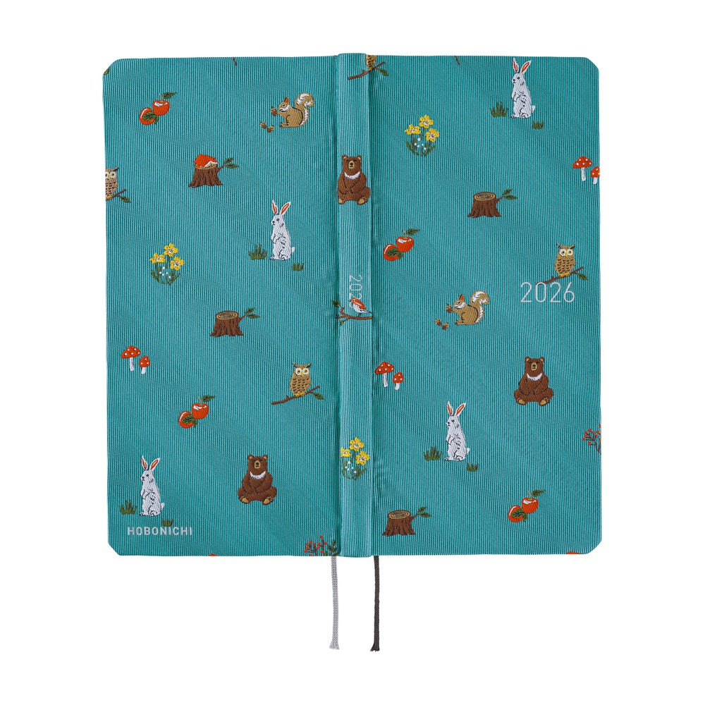 Hobonichi Techo Weeks - Bow & Tie: In the Forest (April Start)