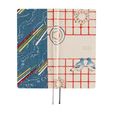 Hobonichi Techo Weeks - Unsodo Bijutsukai (Blue Pigeons) (April Start)