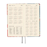 Hobonichi Techo Weeks - Unsodo Bijutsukai (Blue Pigeons) (April Start)