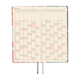 Hobonichi Techo Weeks - Unsodo Bijutsukai (Blue Pigeons) (April Start)