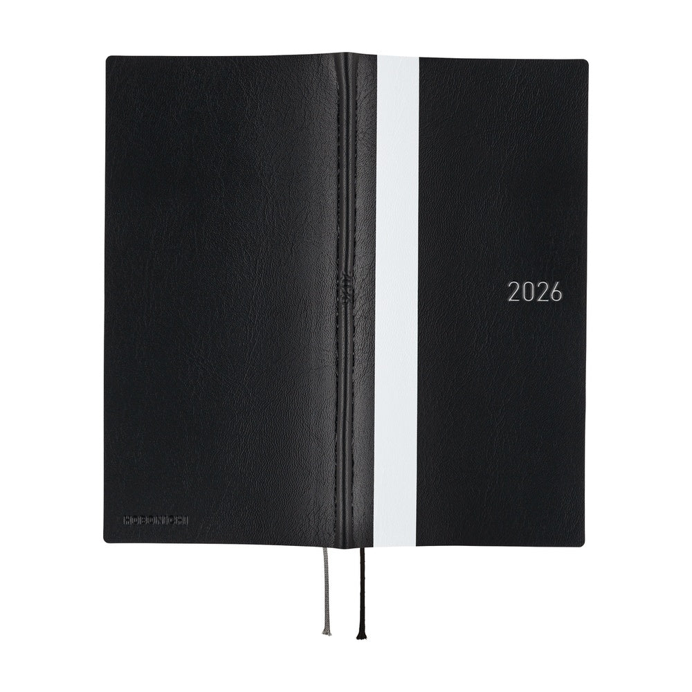 Hobonichi Techo Weeks - White Line: Black (April Start)