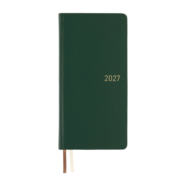 Hobonichi Techo Weeks - Leather: Forest Green