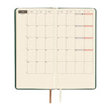 Hobonichi Techo Weeks - Leather: Forest Green