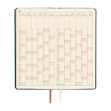 Hobonichi Techo Weeks - Leather: Forest Green