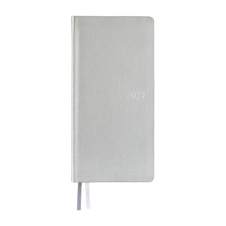 Hobonichi Techo Weeks - Leather: Noble Silver