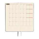 Hobonichi Techo Weeks - Leather: Noble Silver