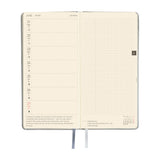 Hobonichi Techo Weeks - Leather: Noble Silver