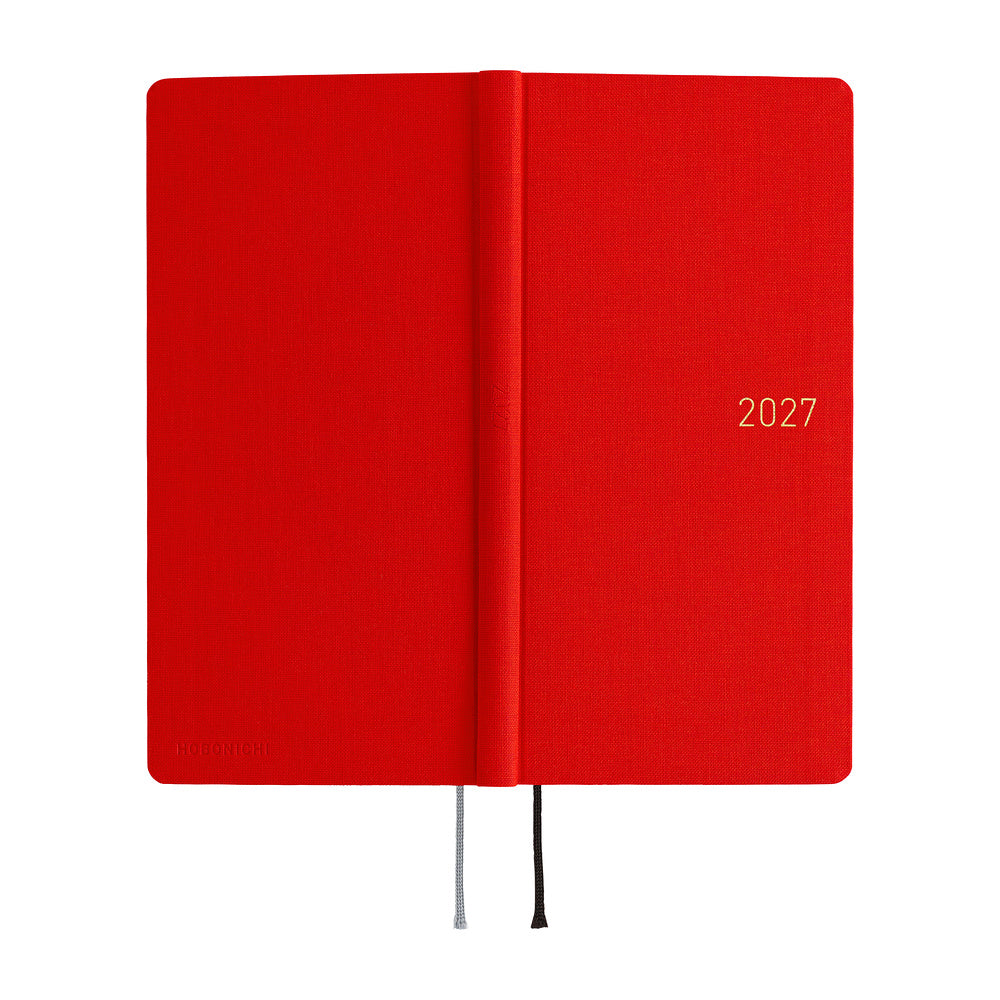 Hobonichi Techo Weeks - Colors: Poppy Red