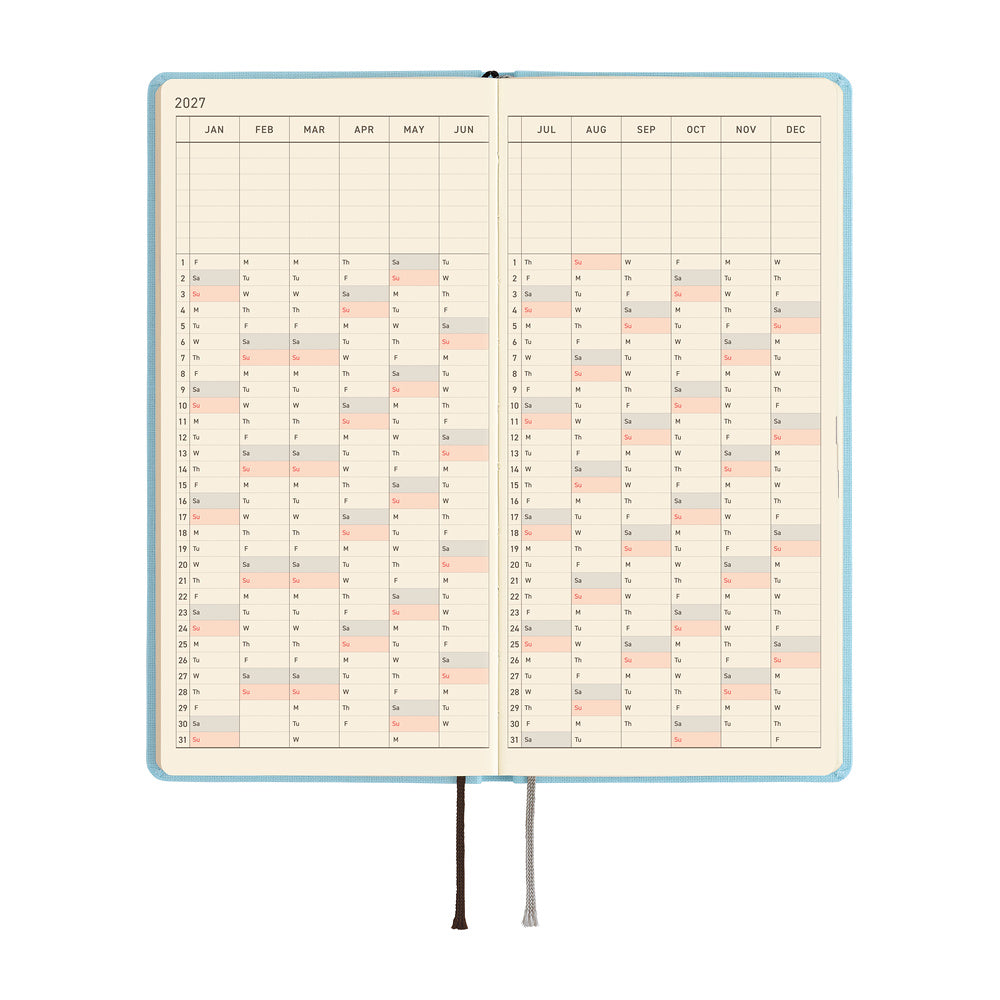 Hobonichi Techo Weeks - Colors: Sea Glass