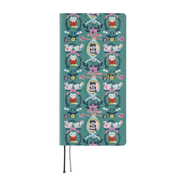 Hobonichi Techo Weeks - Yumi Kitagishi: White Cat Wallpaper