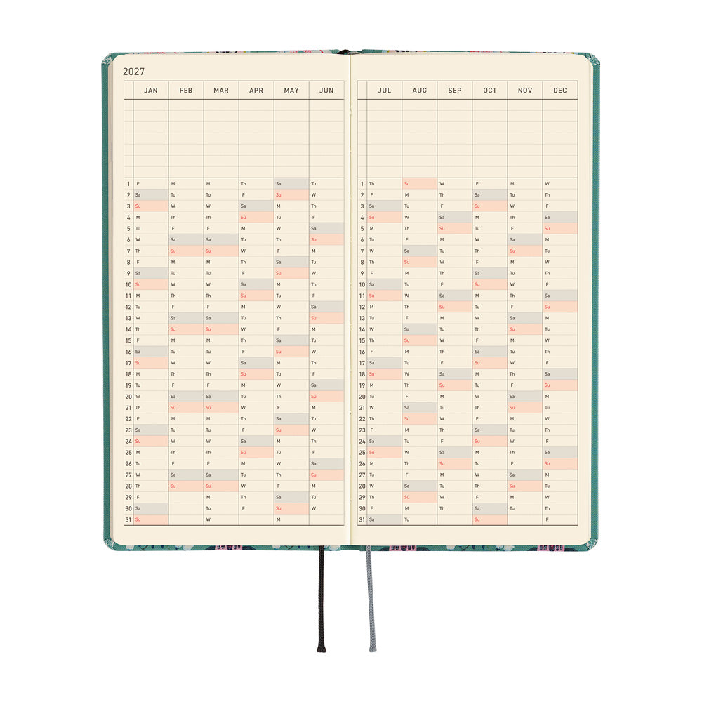 Hobonichi Techo Weeks - Yumi Kitagishi: White Cat Wallpaper