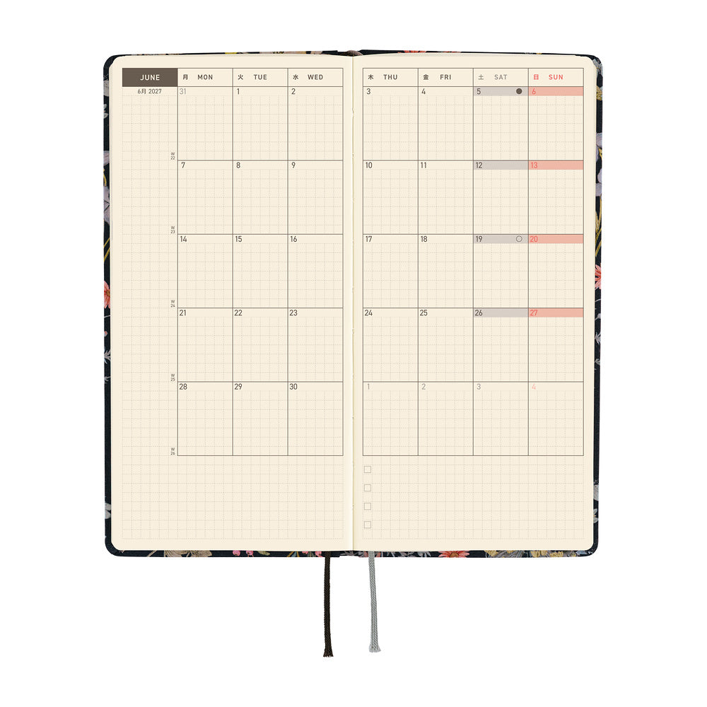 Hobonichi Techo Weeks - Liberty Fabrics: Floral Remedy
