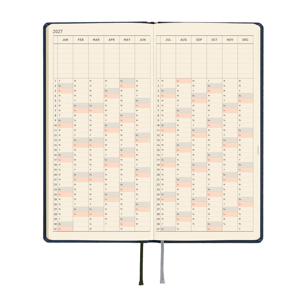 Hobonichi Techo Weeks Mega - Colors: Midnight Blue