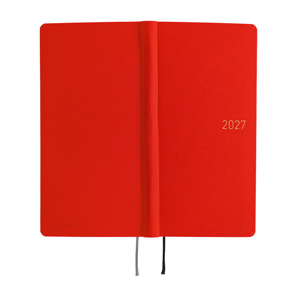 Hobonichi Techo Weeks Mega - Colors: Poppy Red