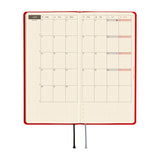 Hobonichi Techo Weeks Mega - Colors: Poppy Red