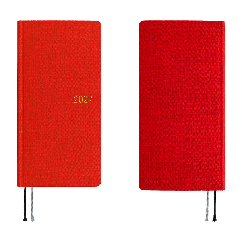 Hobonichi Techo Weeks Mega - Colors: Poppy Red