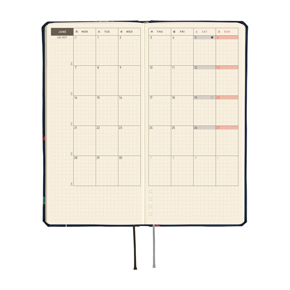 Hobonichi Techo Weeks Mega - Bow & Tie: Candy Dream