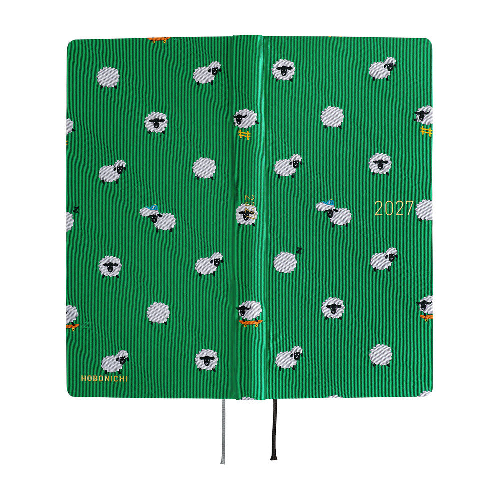 Hobonichi Techo Weeks Mega - Bow & Tie: Sheep Sheep Sheep