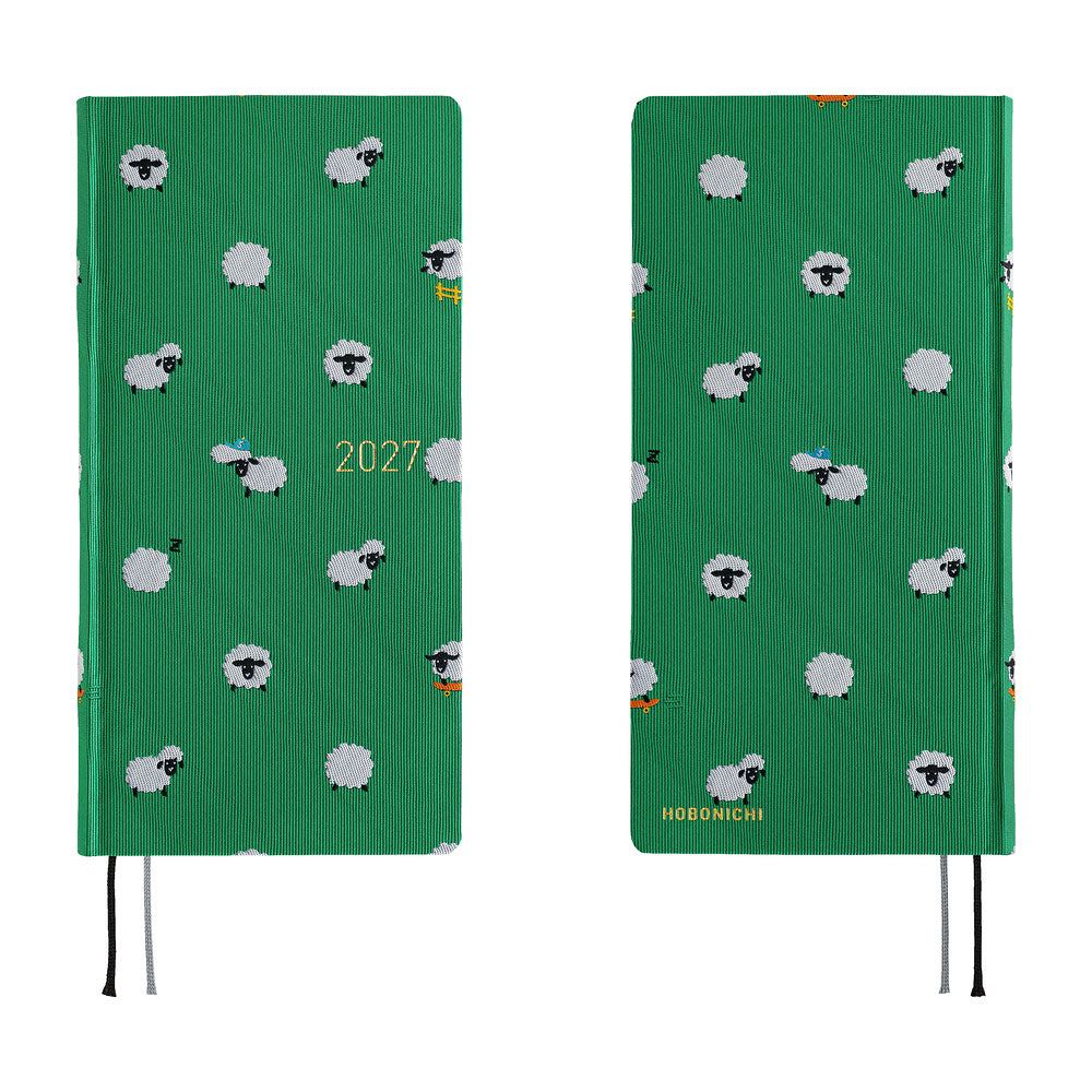 Hobonichi Techo Weeks Mega - Bow & Tie: Sheep Sheep Sheep
