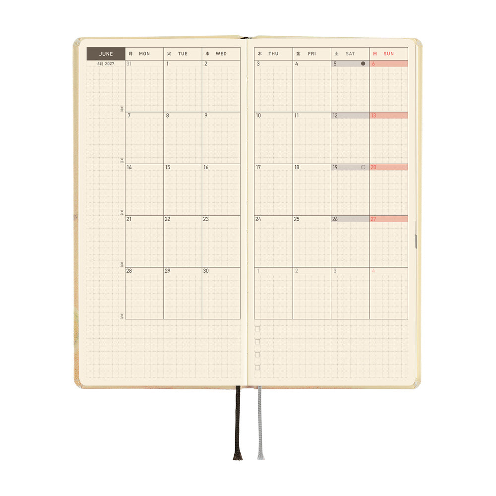 Hobonichi Techo Weeks - Akiko Miyakoshi: Once, in Spring