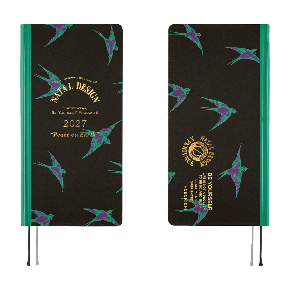 Hobonichi Techo Weeks - Natal Design: Lucky Swallow