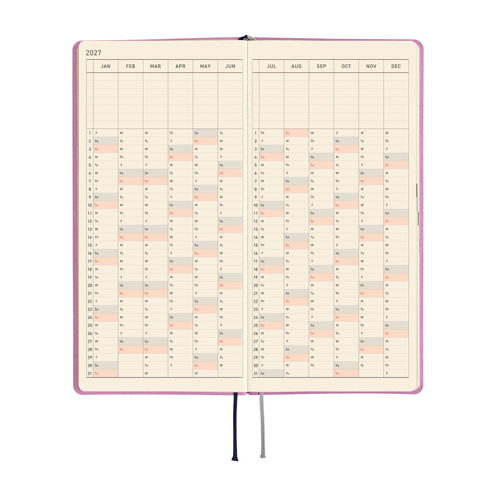 Hobonichi Techo Weeks - Smooth: Lavender Milk
