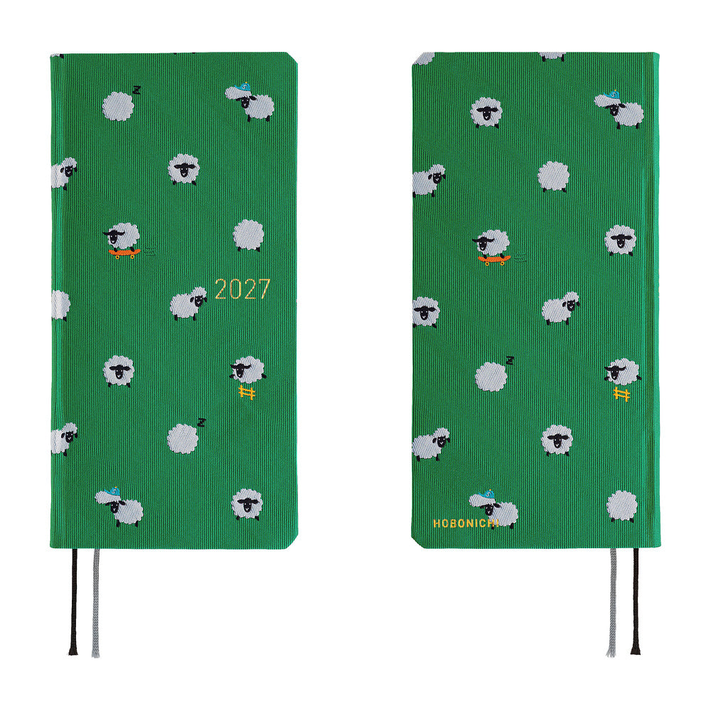 Hobonichi Techo Weeks - Bow & Tie: Sheep Sheep Sheep