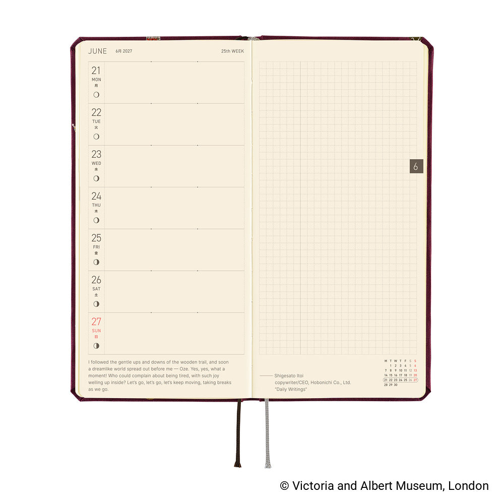 Hobonichi Techo Weeks - V&A Series: Welcome to the V&A