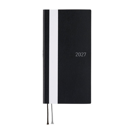 Hobonichi Techo Weeks - White Line: Black