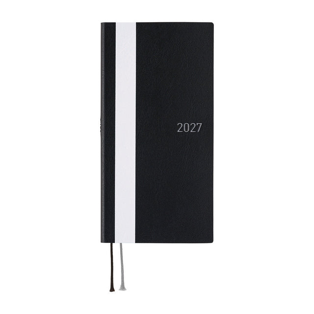 Hobonichi Techo Weeks - White Line: Black