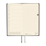 Hobonichi Techo Weeks - White Line: Black