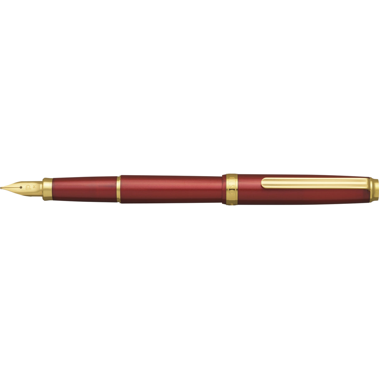 Platinum BISO Fountain Pen - Flame Red