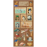 Pottering Cat Stamp Style Sticker Sheet - Collection 4