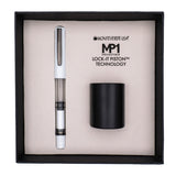Monteverde MP1 Fountain Pen and Aluminum Pen Holder Set - White Lotus (Limited Edition)