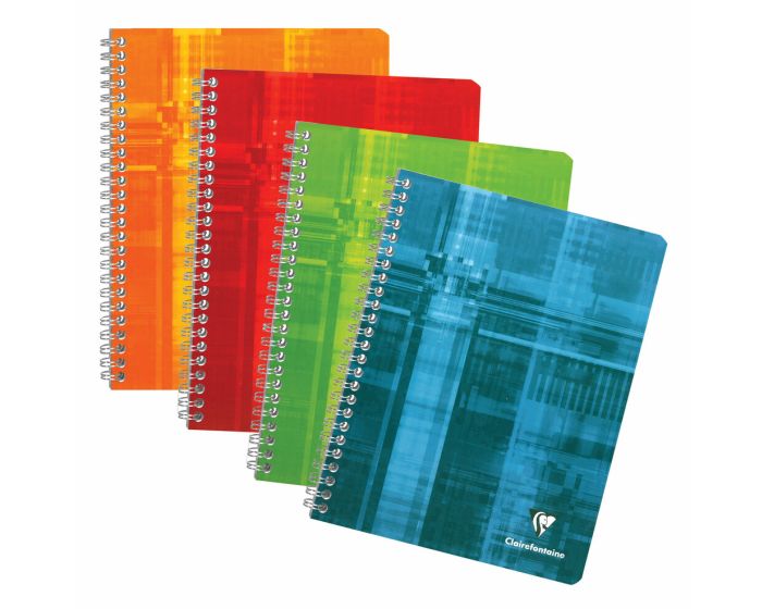 Classic Notebook - Wirebound - Lined with Margin - 60 Sheets - 6 1/2 x 8 1/4" - Assorted