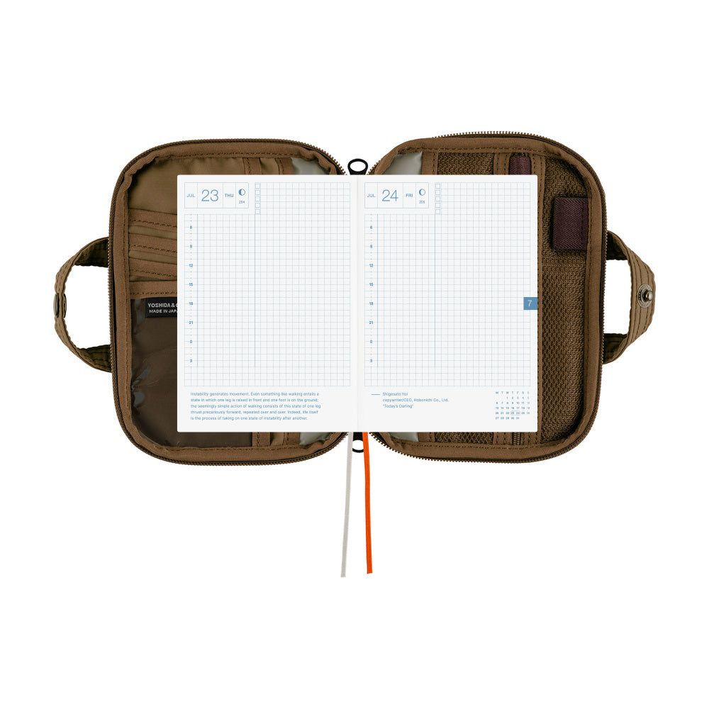 Hobonichi Techo A6 Original Planner Set - POTR: Stroll (Light Brown)