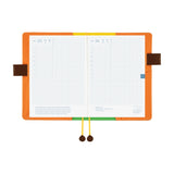 Hobonichi Techo A5 Cousin Planner Set - 100%ORANGE: Where’s the Squirrel Going