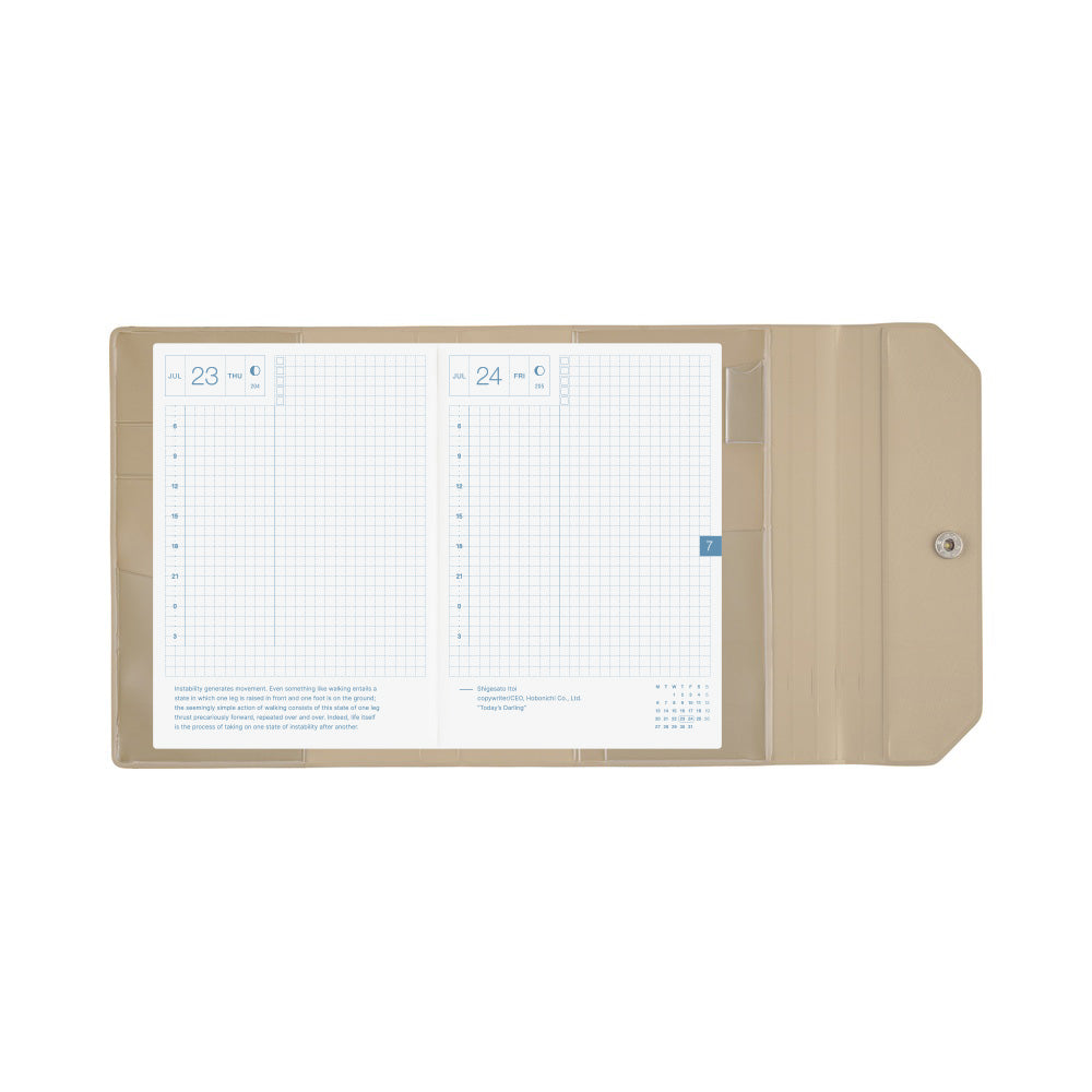 Hobonichi Techo A6 Original Planner Set - Alettone: Gray