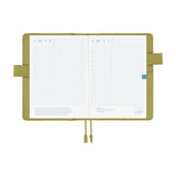 Hobonichi Techo A5 Cousin Planner Set - Leather: Sage Green