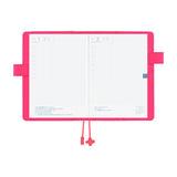 Hobonichi Techo A5 Cousin Planner Set - Makoto Matsubayashi: Pink Flowers
