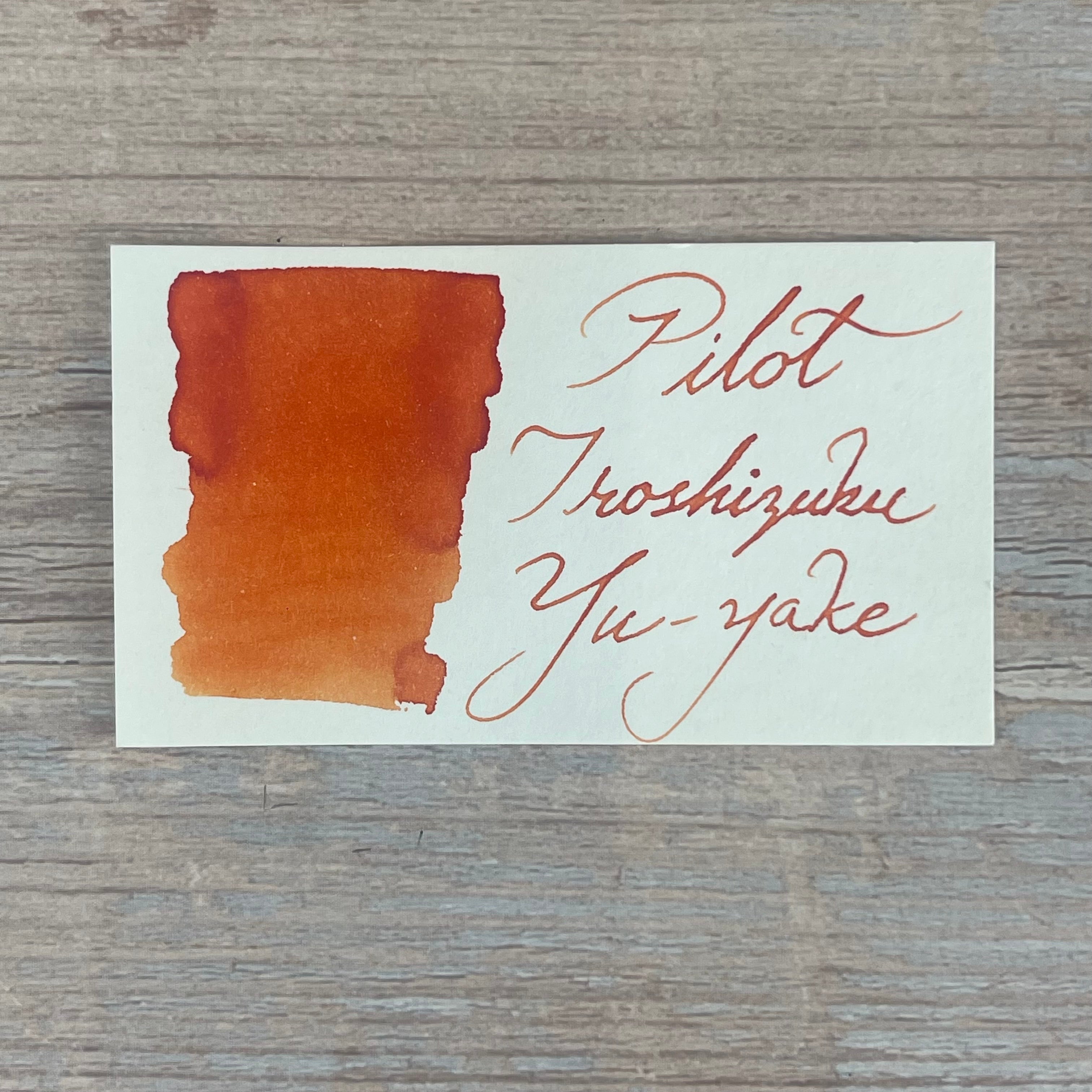 Pilot Iroshizuku Yu-Yake - 50ml Bottled Ink – Atlas Stationers