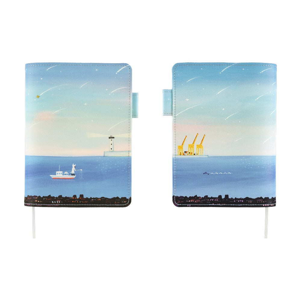 Hobonichi Techo A6 5-Year Techo Cover - Hiroko Kubota: The Sea's Dream at Dawn