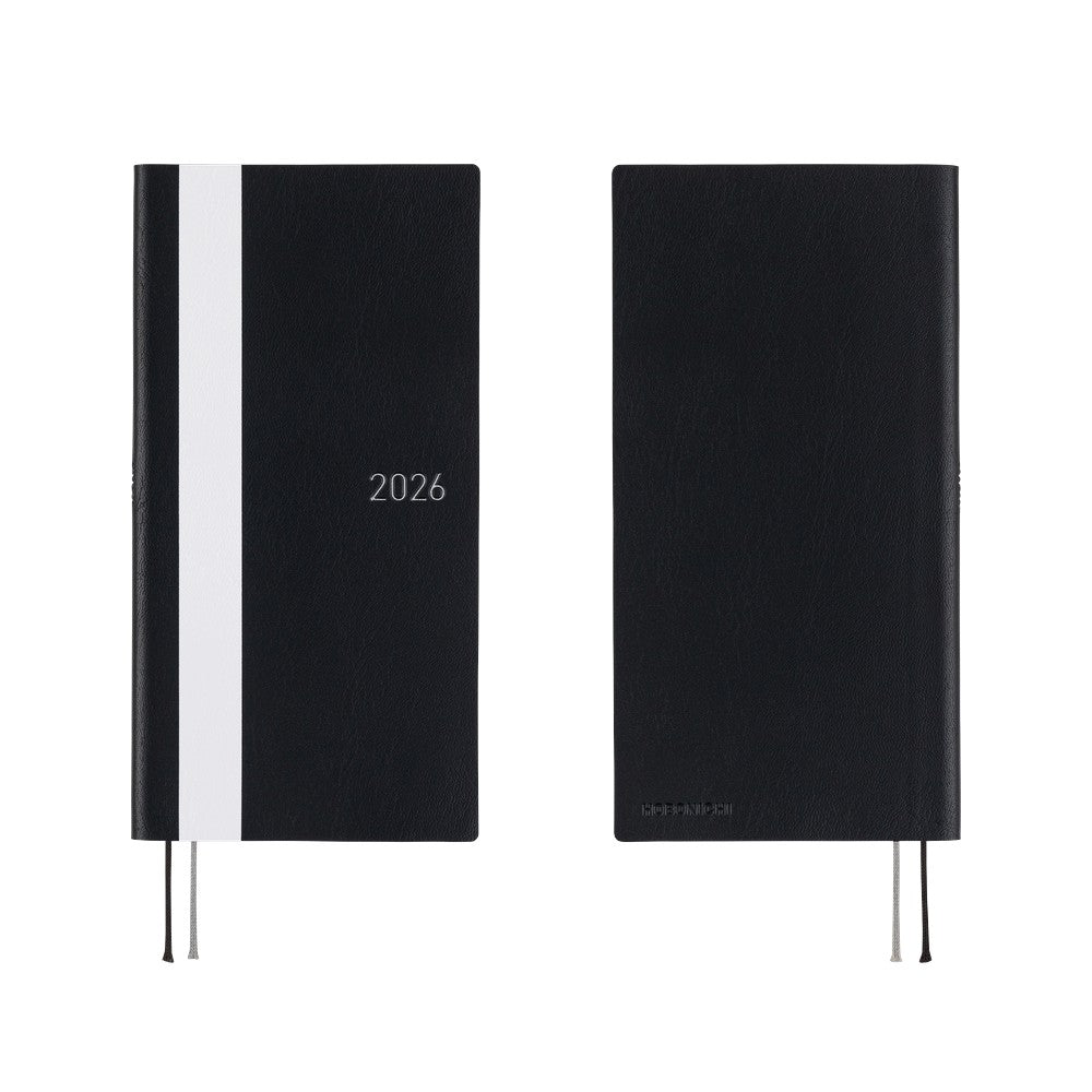 Hobonichi Techo Weeks - White Line: Black (April Start)