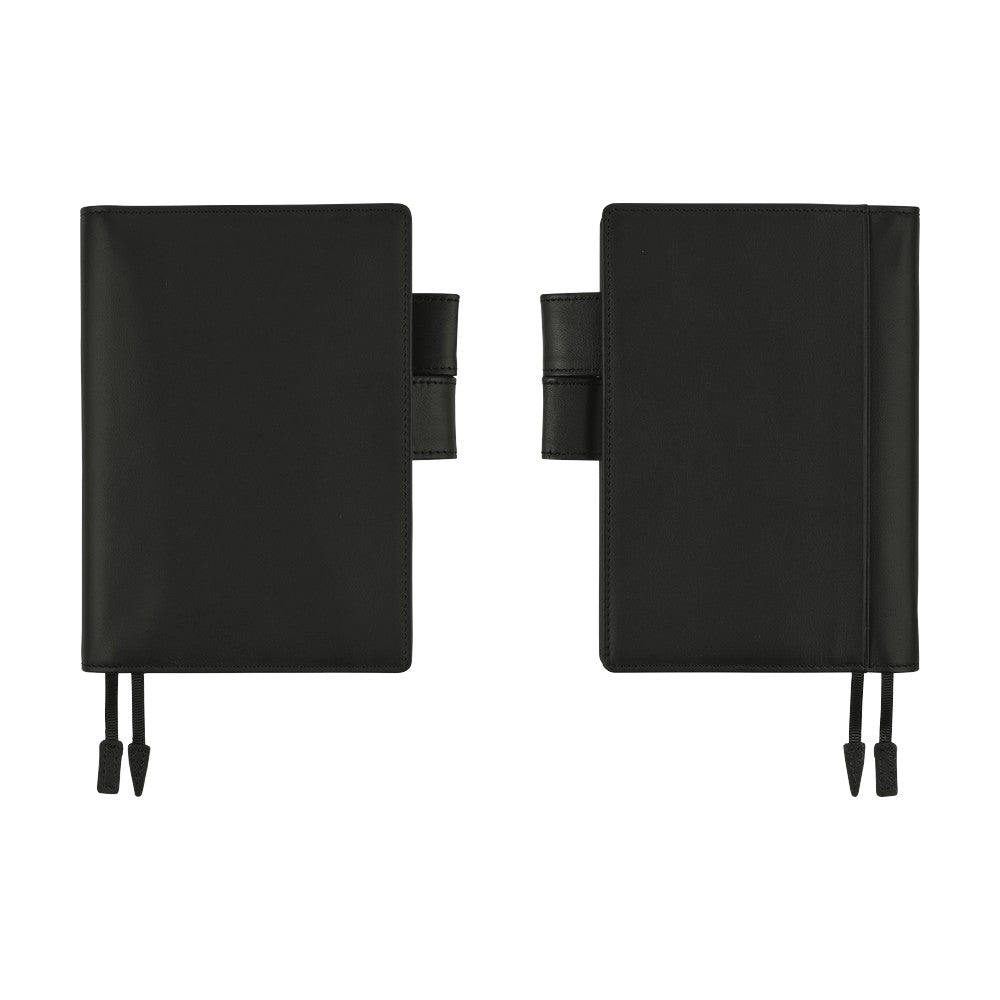 Hobonichi Techo A6 Original Planner Cover - Leather: TS Basic - Black