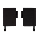 Hobonichi Techo A6 Original Planner Cover - Colors: Black x Clear Blue