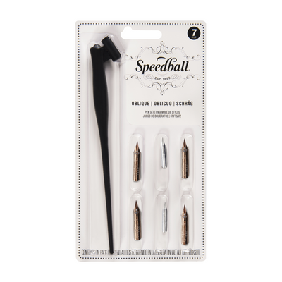 Speedball Speedball Oblique Pen Set
