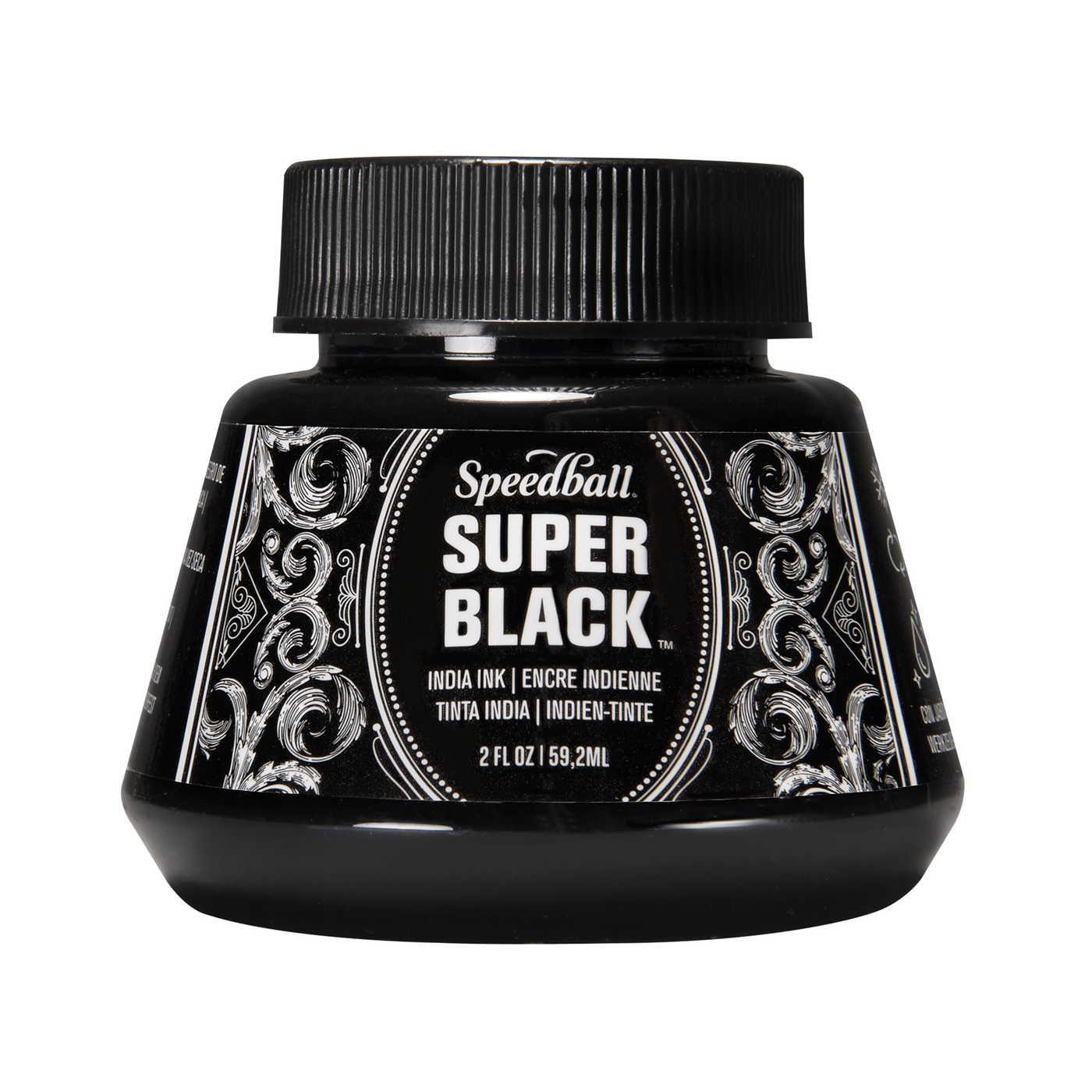 Speedball Super Black India - 2 oz Ink