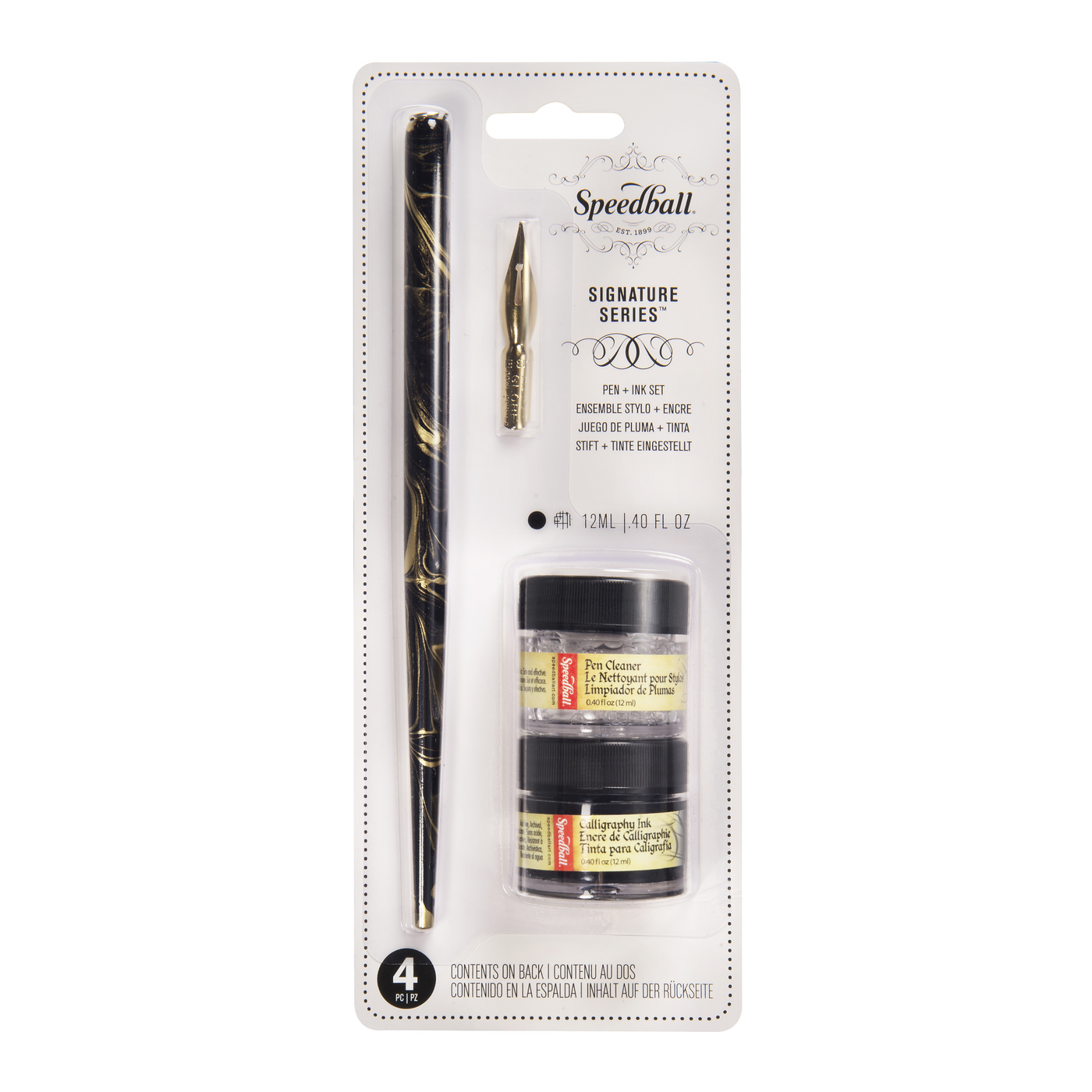Speedball Signature Series Pen & Ink Set - Black