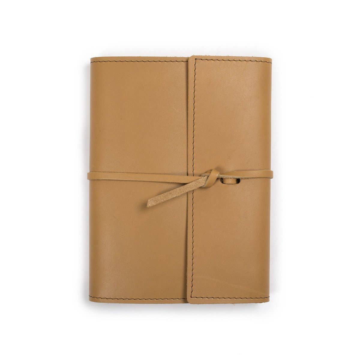 Writers Log Large Refillable Leather Notebook - Buckskin | Atlas Stationers.